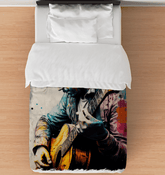The Guitar Speaks My Soul Duvet Cover - Beyond T-shirts